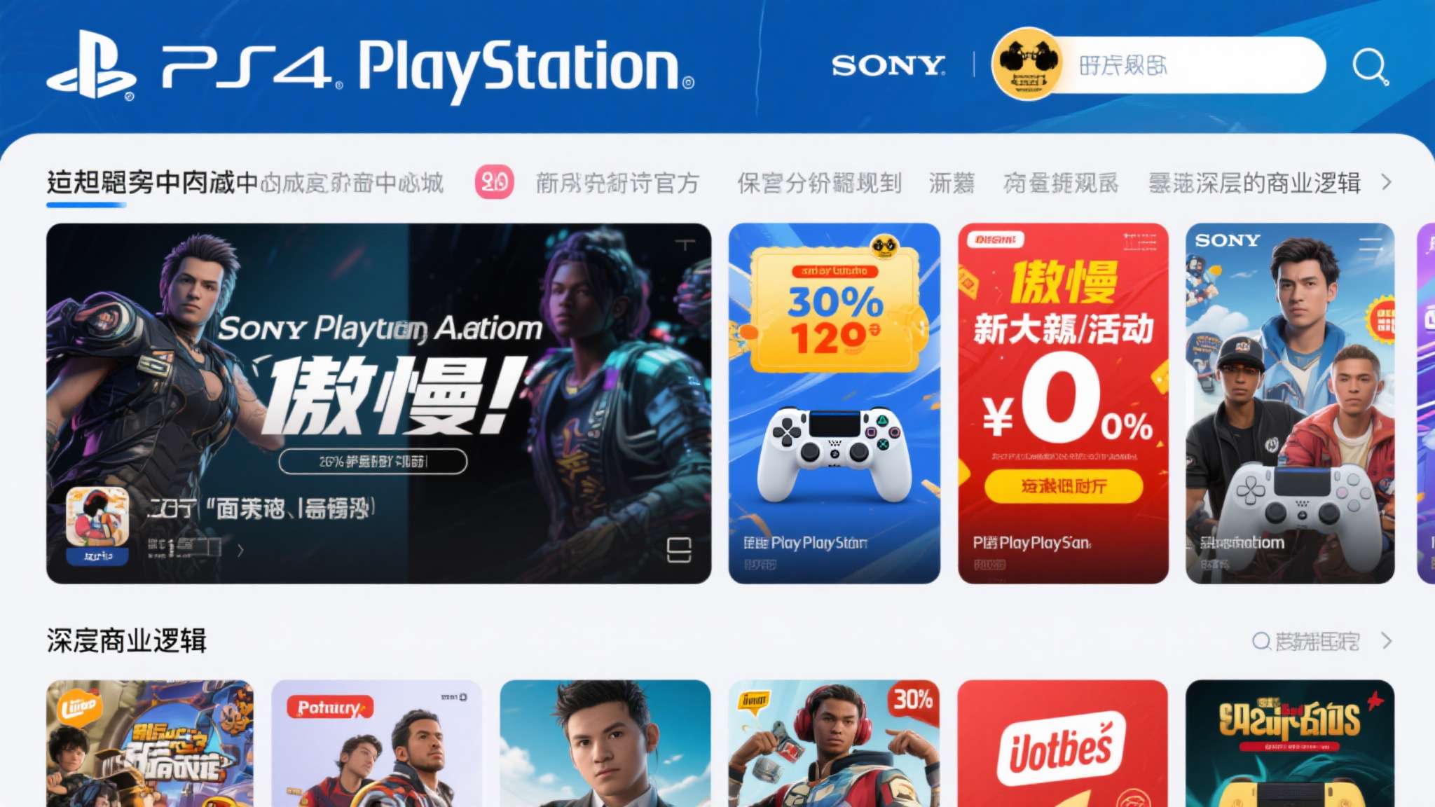 见证历史!索尼PS商城竟然全场原价 无任何打折促销 相比之下,索尼PlayStation商城长期维持官方定价体系,鲜少推出大规模折扣